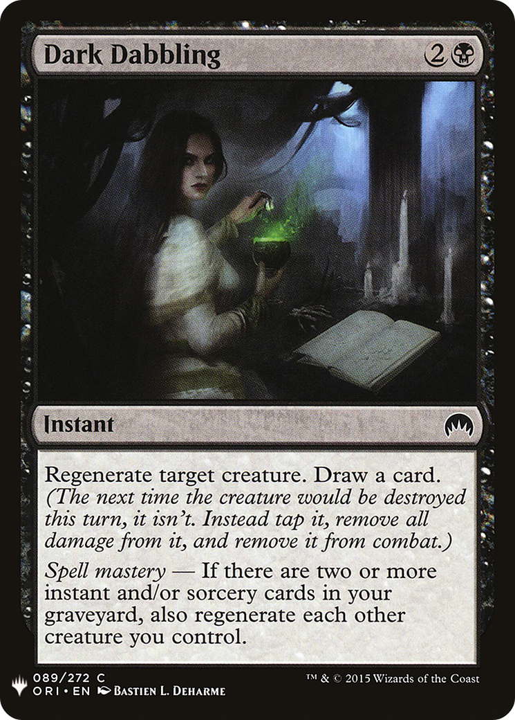 Dark Dabbling (ORI-89) - The List