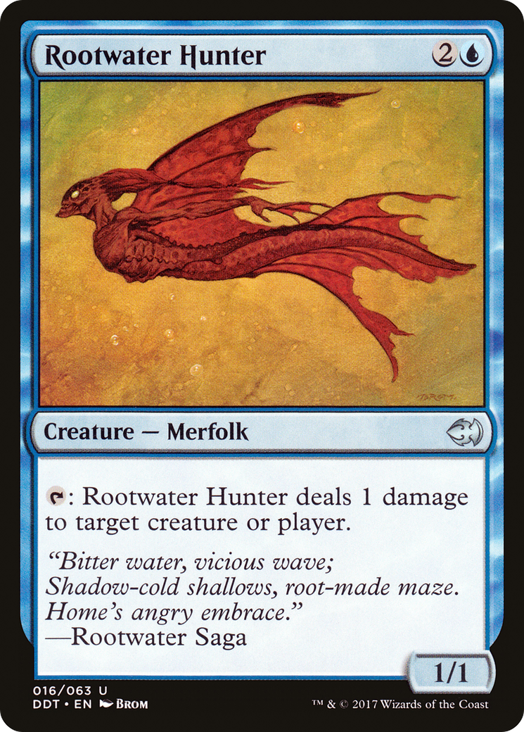 Rootwater Hunter (016) - Duel Decks: Merfolk vs. Goblins