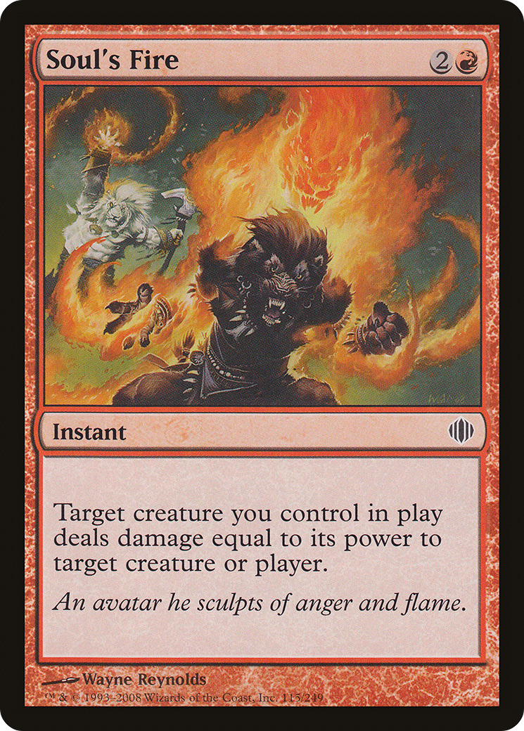 Soul's Fire (115) Foil - Shards of Alara