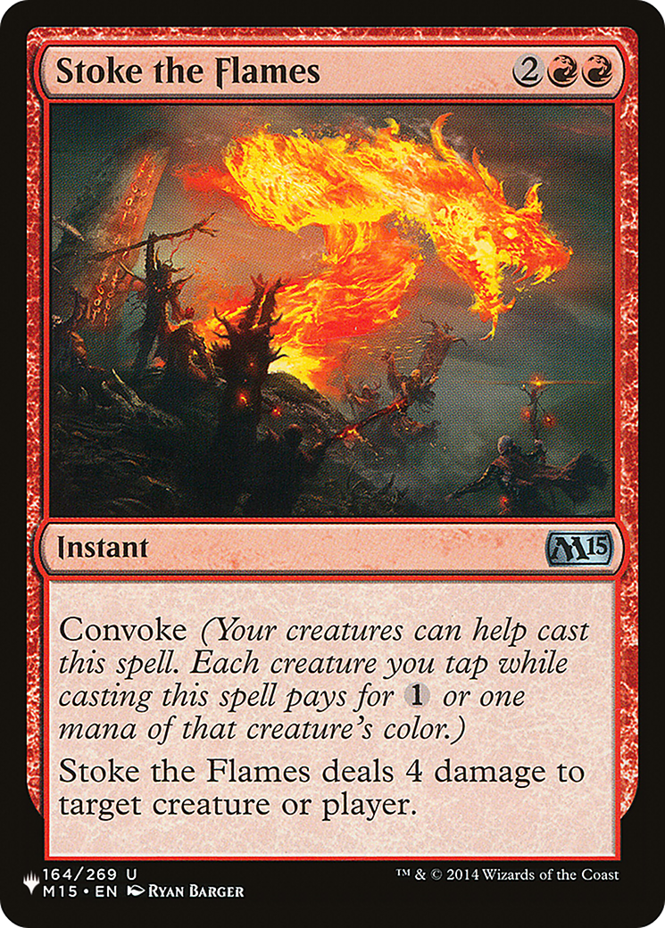 Stoke the Flames (M15-164) - The List