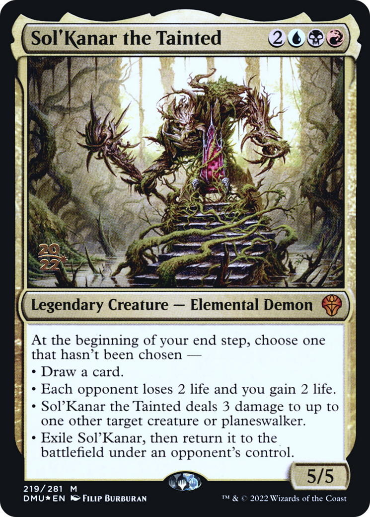 Sol'Kanar the Tainted (219) Foil - Dominaria United Promos