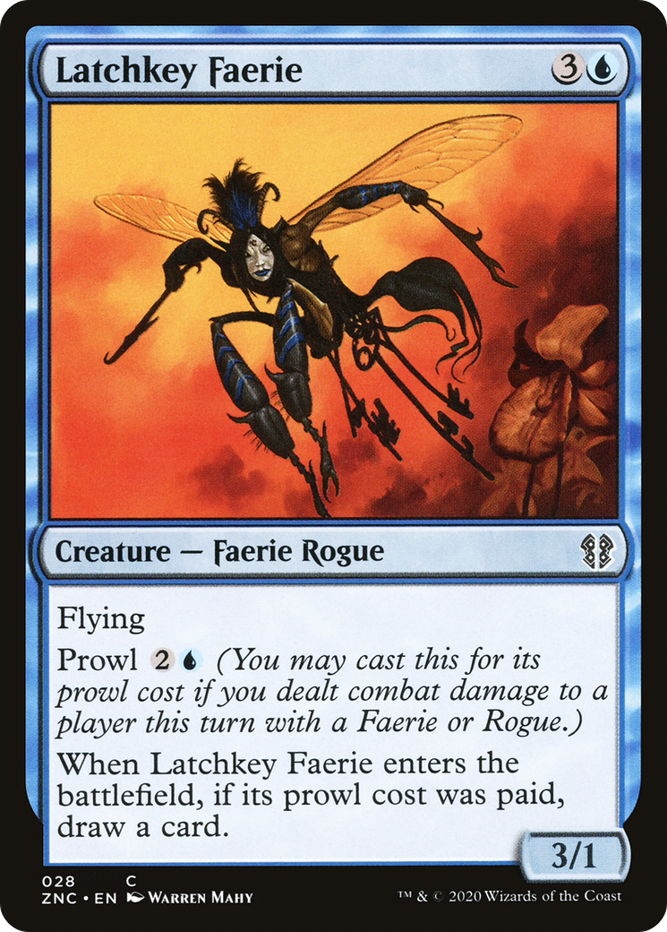 Latchkey Faerie (028) - Zendikar Rising Commander