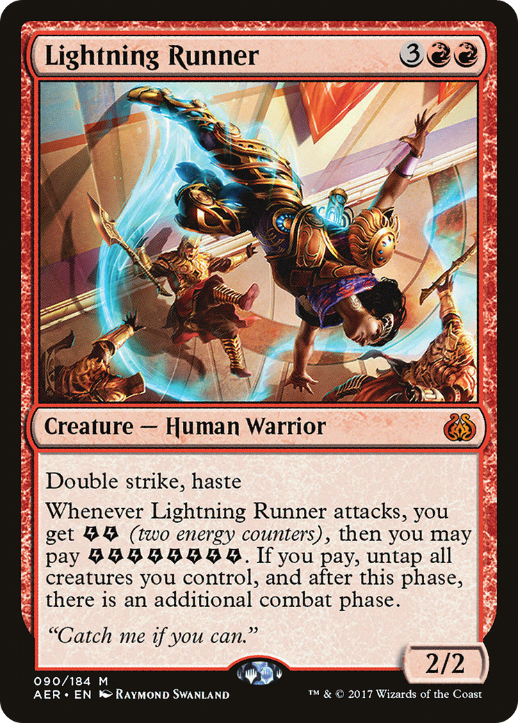 Lightning Runner (090) Foil - Aether Revolt