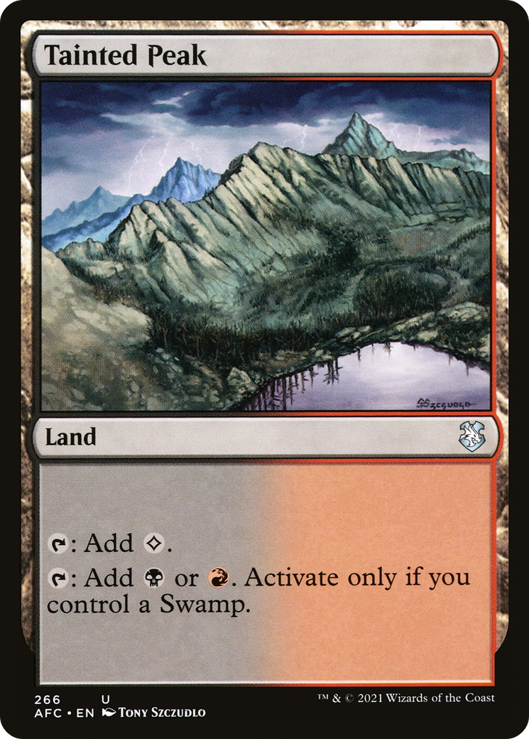 Tainted Peak (266) - Forgotten Realms Commander
