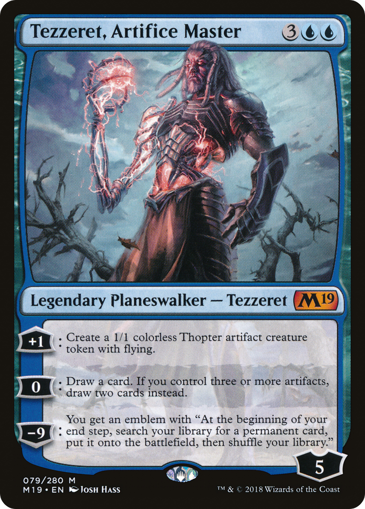 Tezzeret, Artifice Master (079) Foil - Core Set 2019