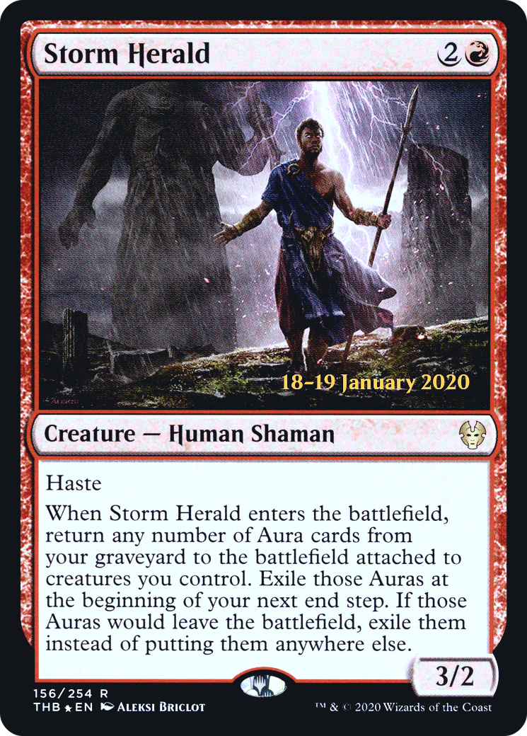 Storm Herald (156) Foil - Theros Beyond Death Promos