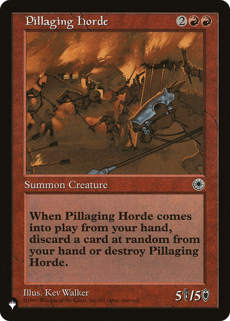 Pillaging Horde (Retro) (POR-142) - The List