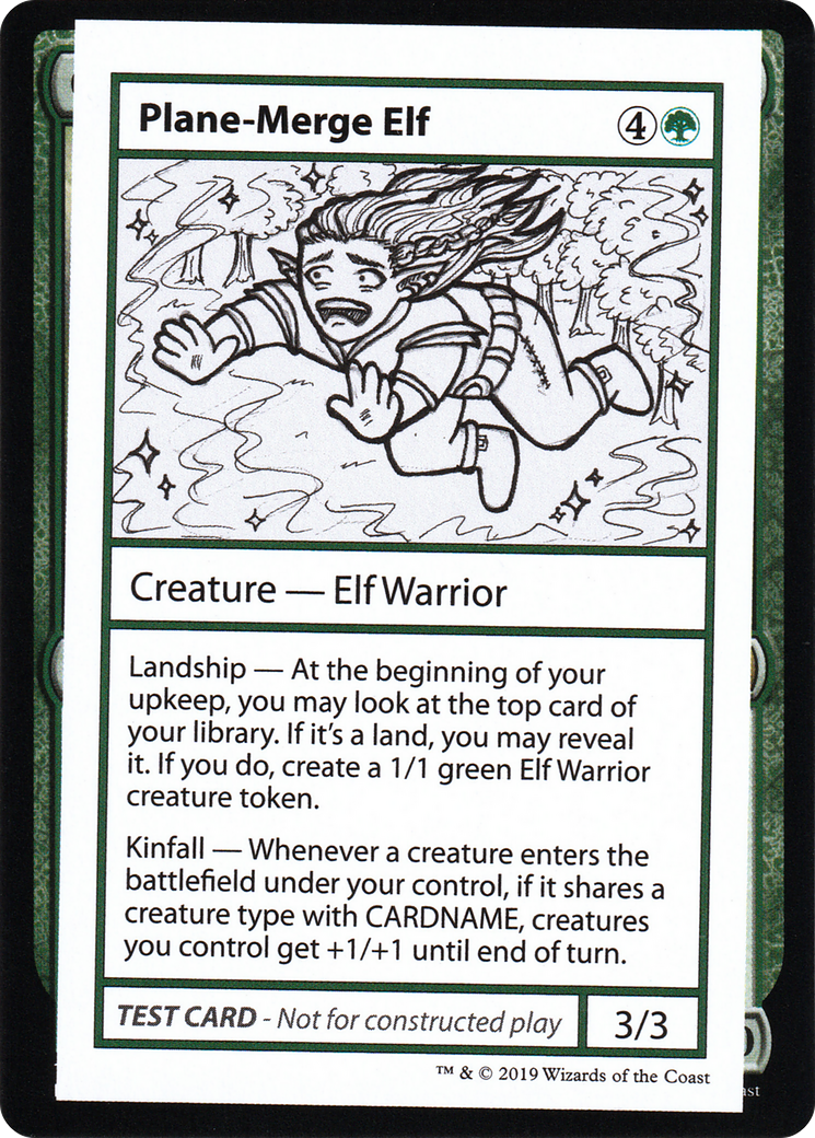 Plane-Merge Elf (No PW Symbol) - Mystery Booster Playtest Cards 2021
