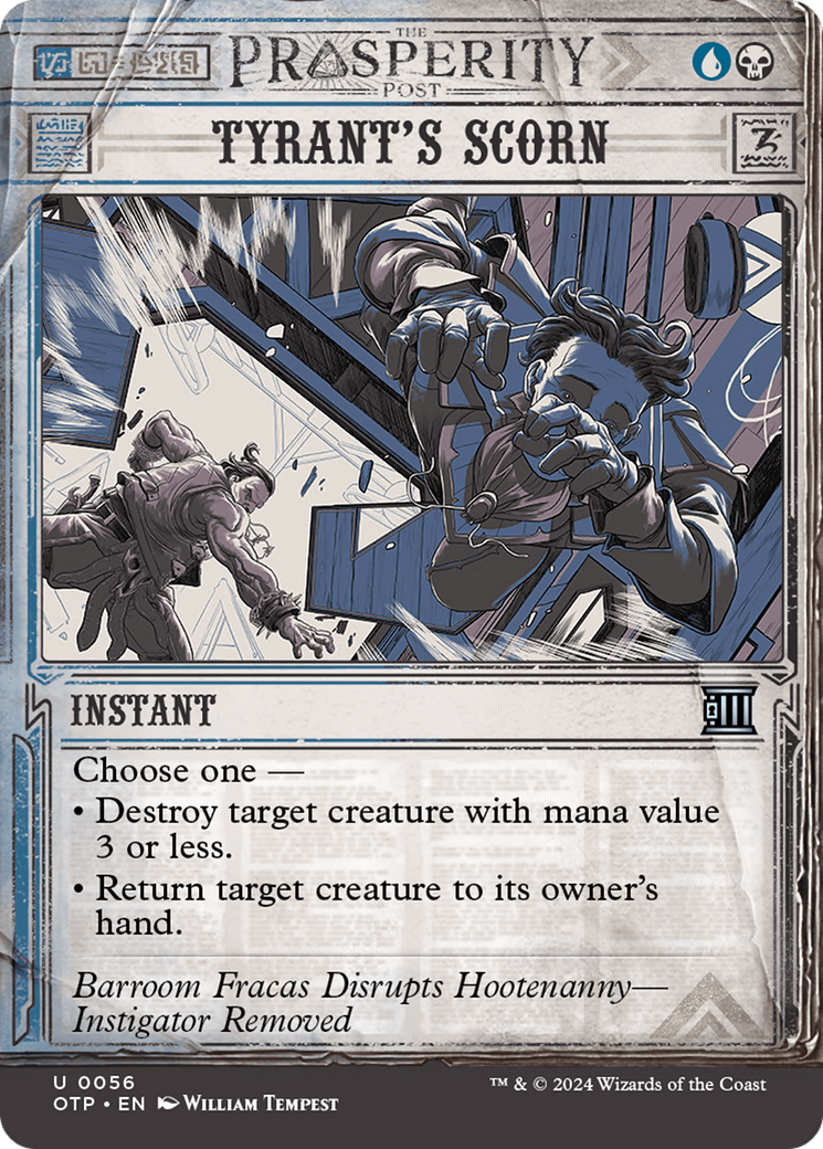 Tyrant's Scorn (Showcase) (056) Foil - Breaking News