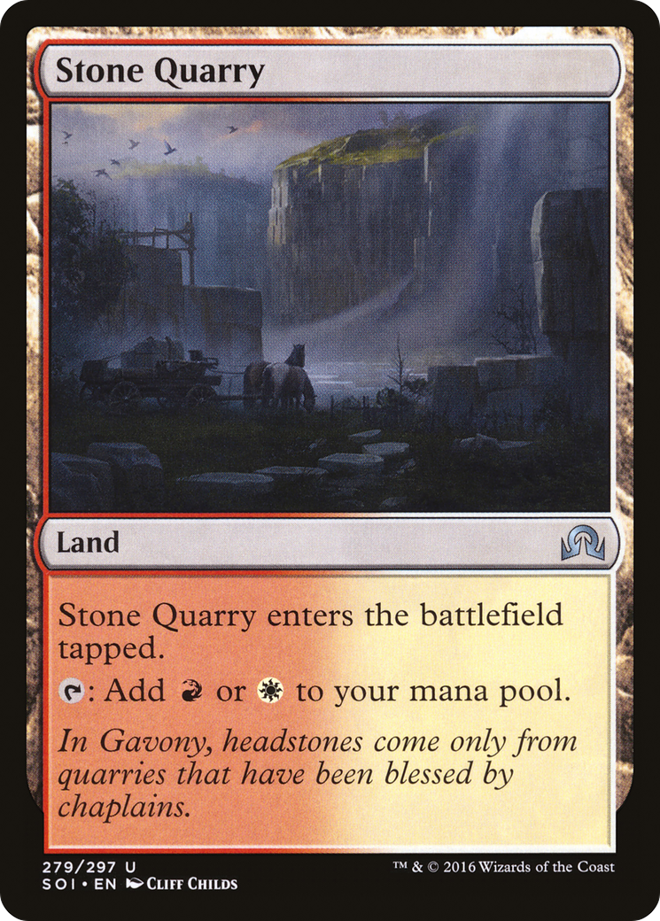 Stone Quarry (279) Foil - Shadows over Innistrad