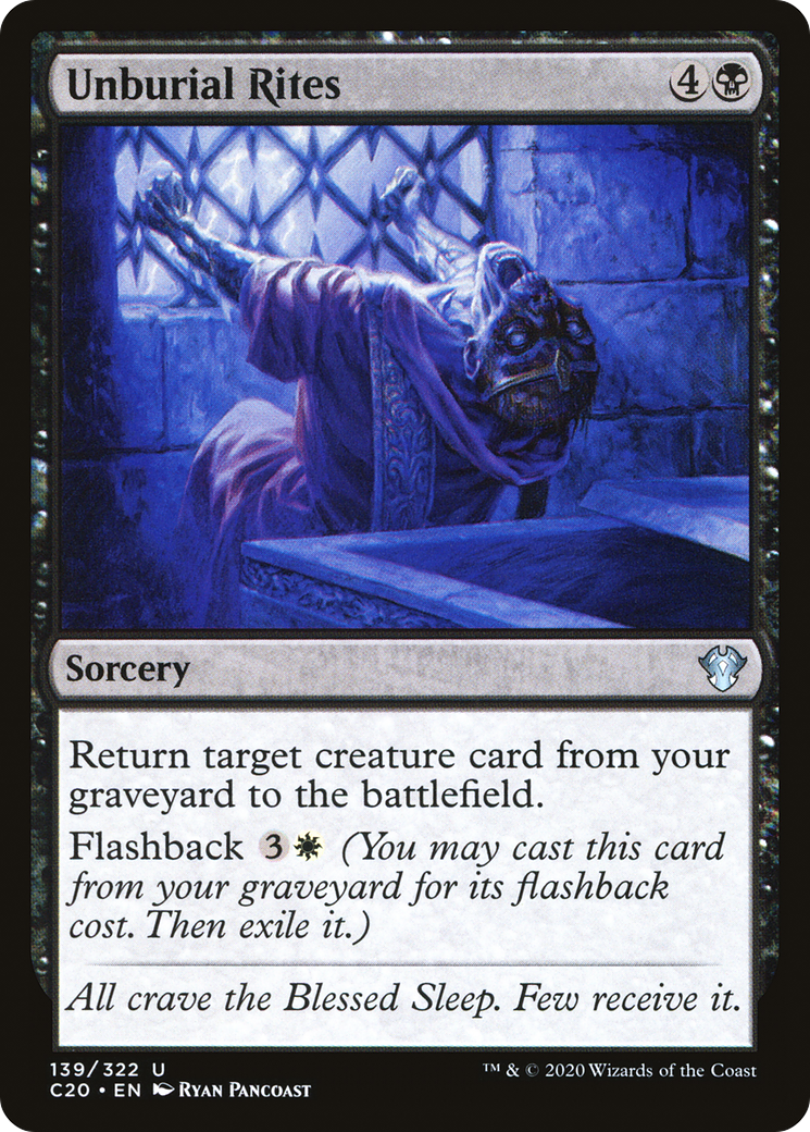 Unburial Rites (139) - Commander 2020