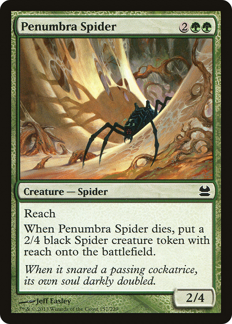Penumbra Spider (157) Foil - Modern Masters