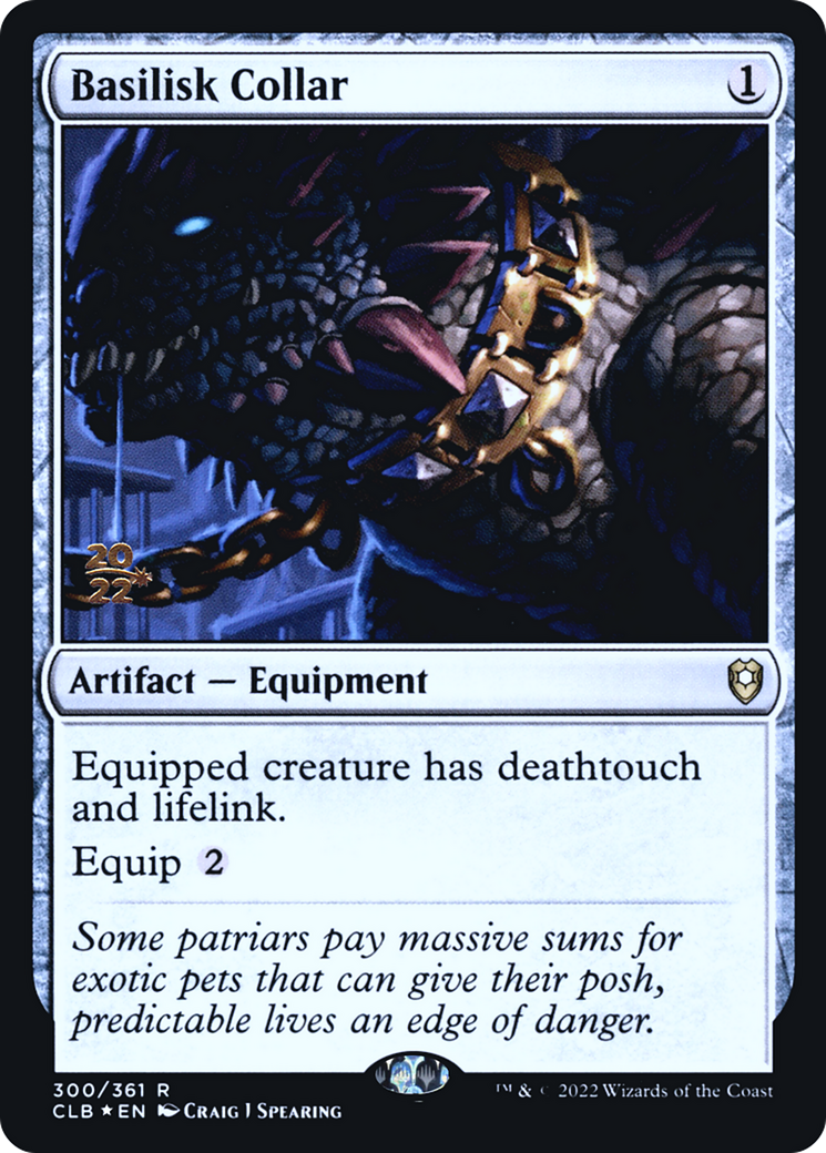 Basilisk Collar (300s) Foil - Battle for Baldur's Gate Promos