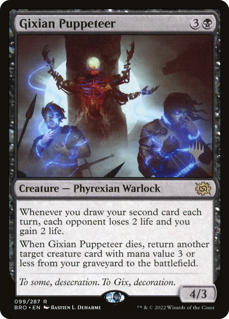 Gixian Puppeteer (99p) Foil - The Brothers' War Promos