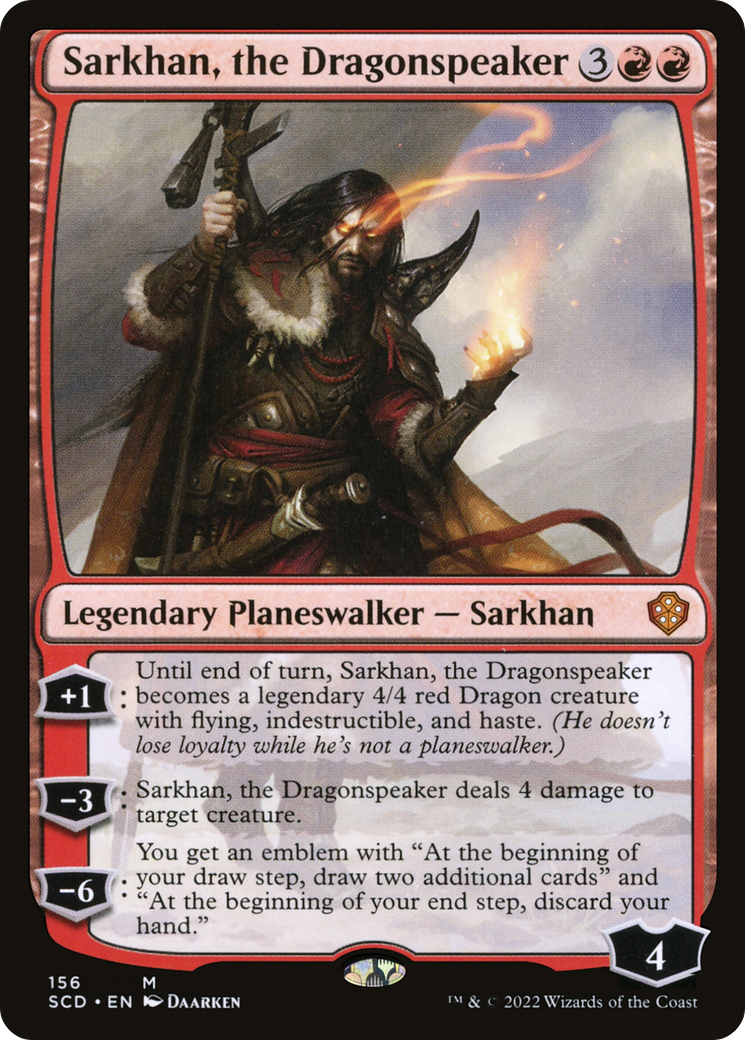 Sarkhan, the Dragonspeaker (156) - Starter Commander Decks