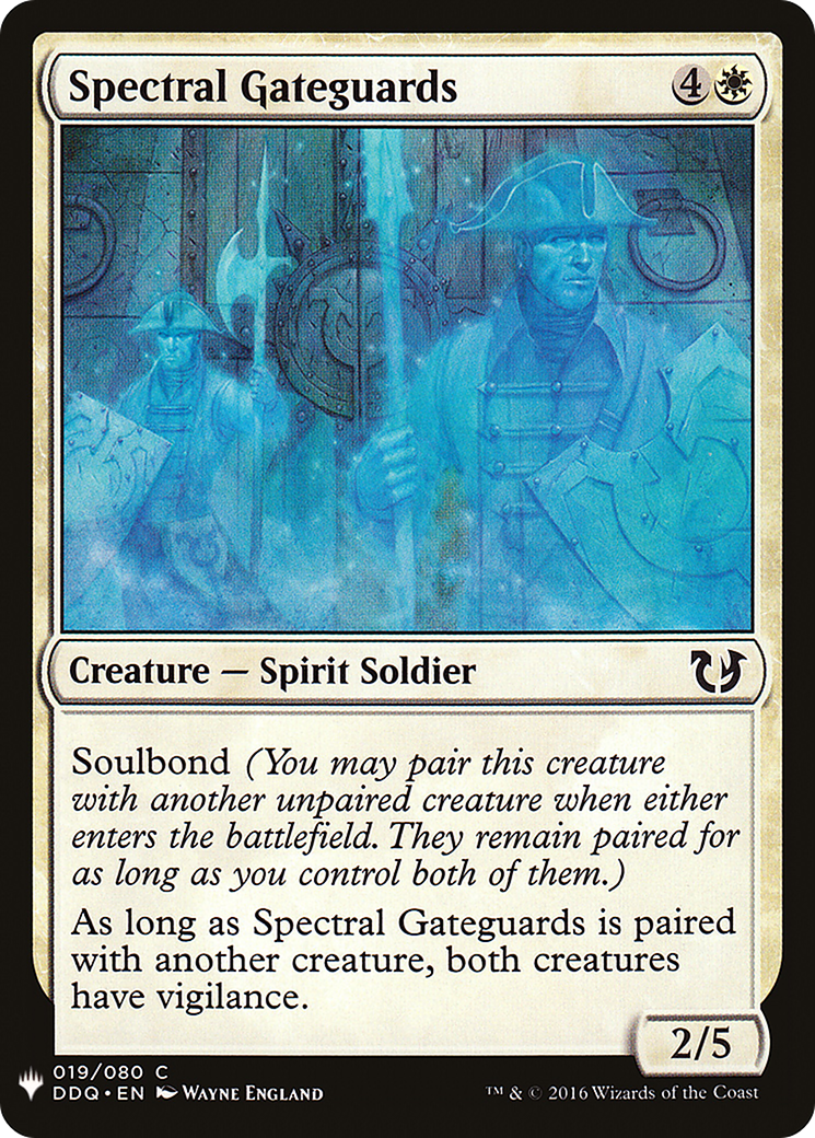 Spectral Gateguards (DDQ-19) - The List