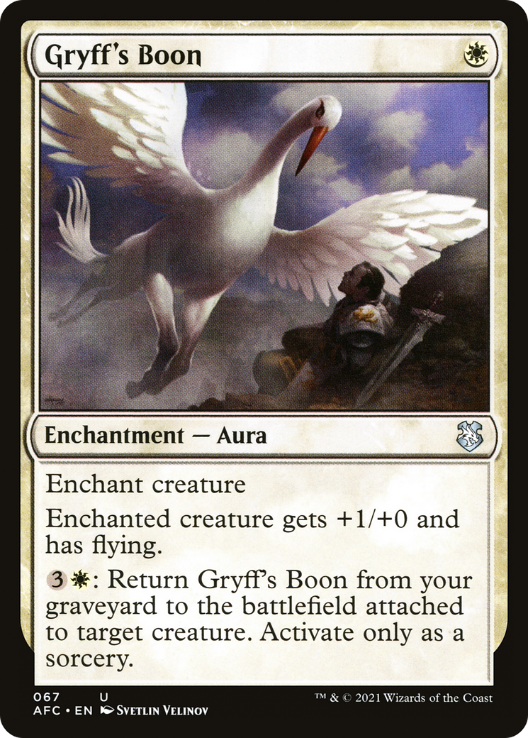 Gryff's Boon (067) - Forgotten Realms Commander