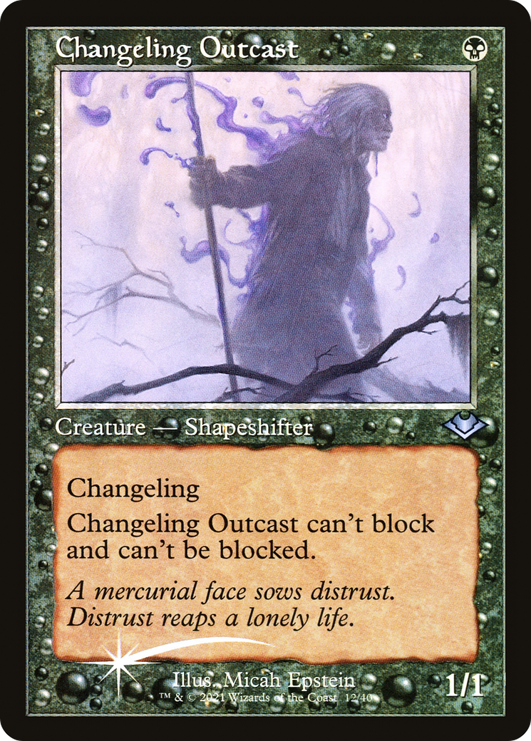 Changeling Outcast (Retro) (012) Foil - Modern Horizons 1 Timeshifts