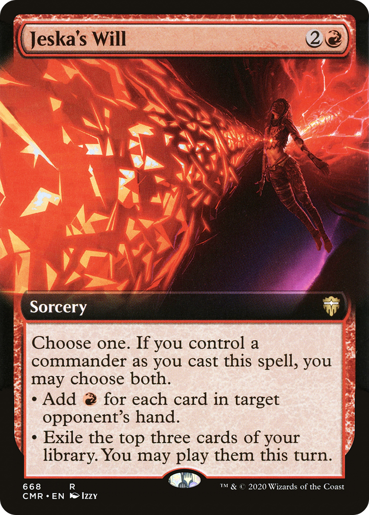 Jeska's Will (Extended Art) (668) - Commander Legends