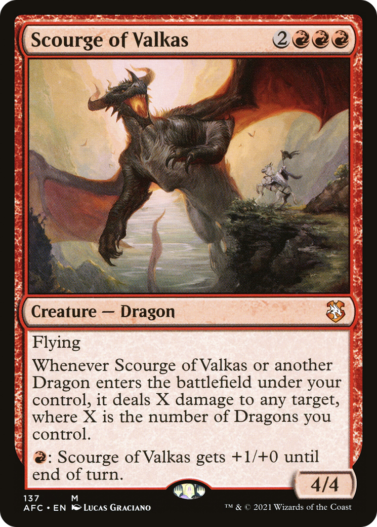 Scourge of Valkas (137) - Forgotten Realms Commander