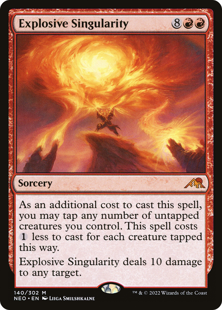 Explosive Singularity (140) - Kamigawa: Neon Dynasty