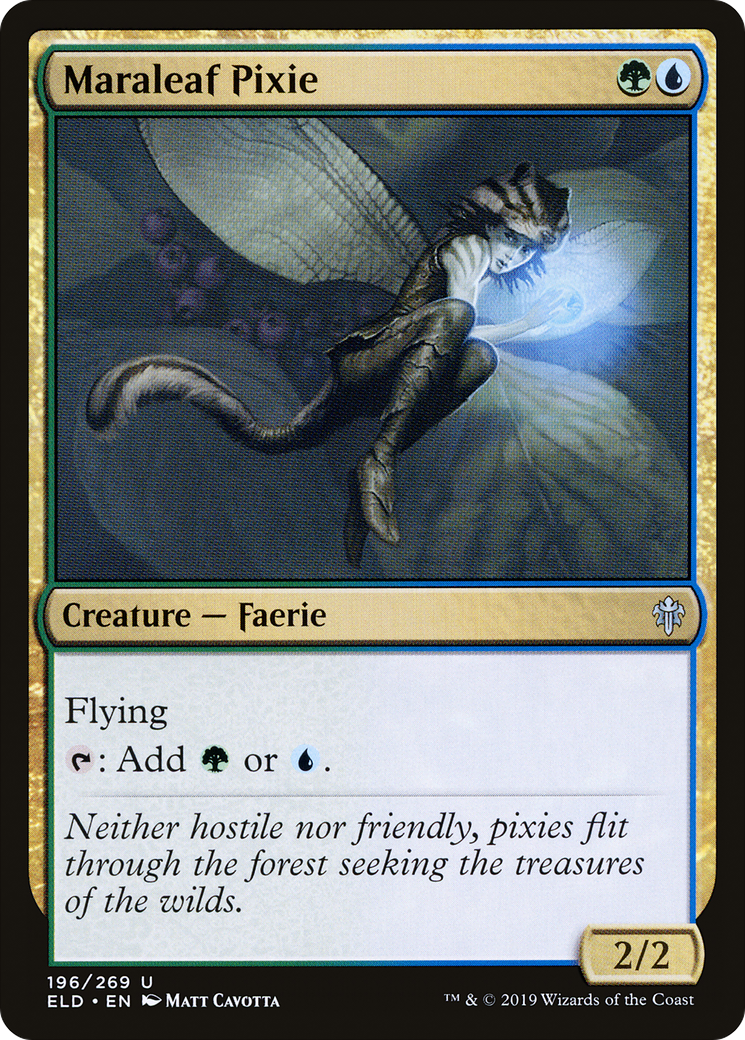 Maraleaf Pixie (196) - Throne of Eldraine