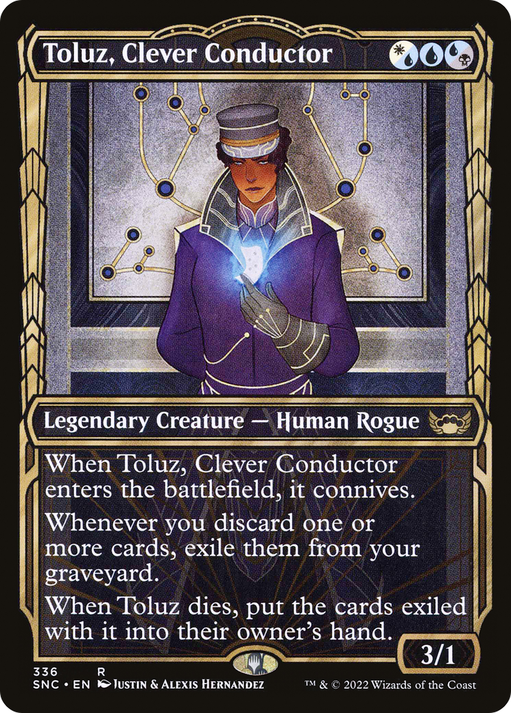 Toluz, Clever Conductor (Showcase) (336) Foil - Streets of New Capenna