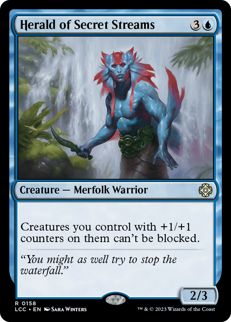 Herald of Secret Streams (158) - The Lost Caverns of Ixalan Commander