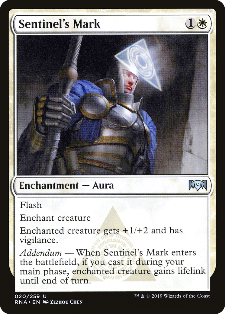 Sentinel's Mark (020) Foil - Ravnica Allegiance