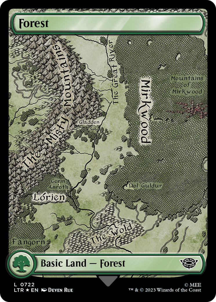 Forest (722) Foil - The Lord of the Rings: Tales of Middle-earth