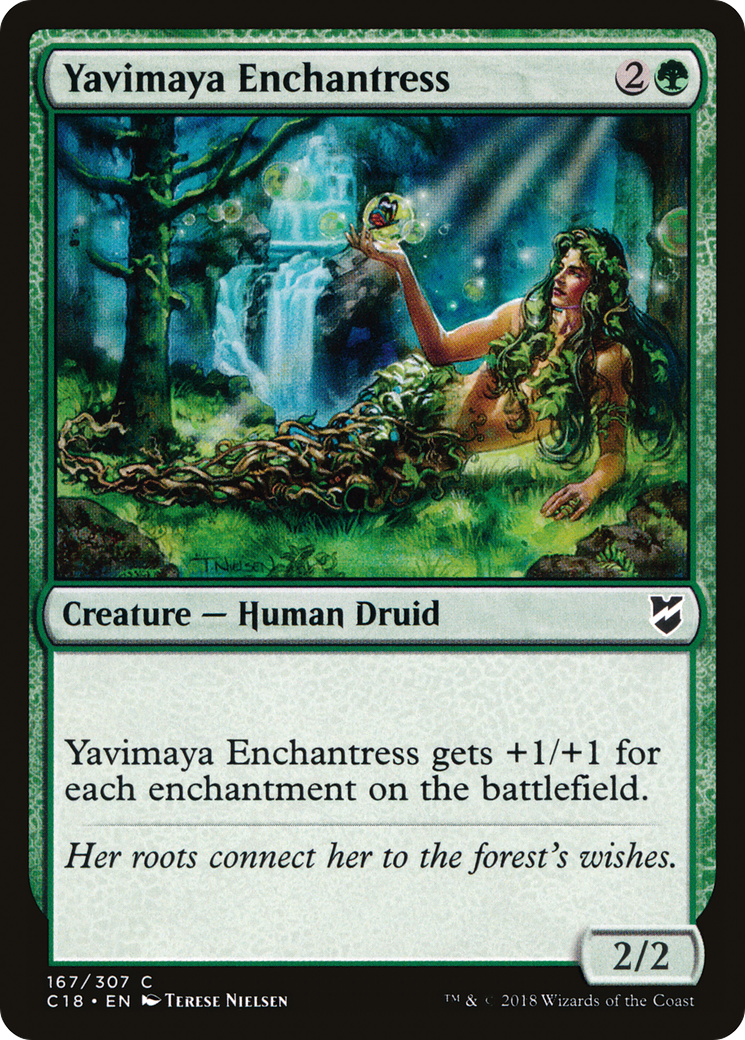 Yavimaya Enchantress (167) - Commander 2018