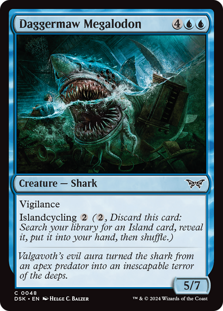 Daggermaw Megalodon (048) - Duskmourn: House of Horror