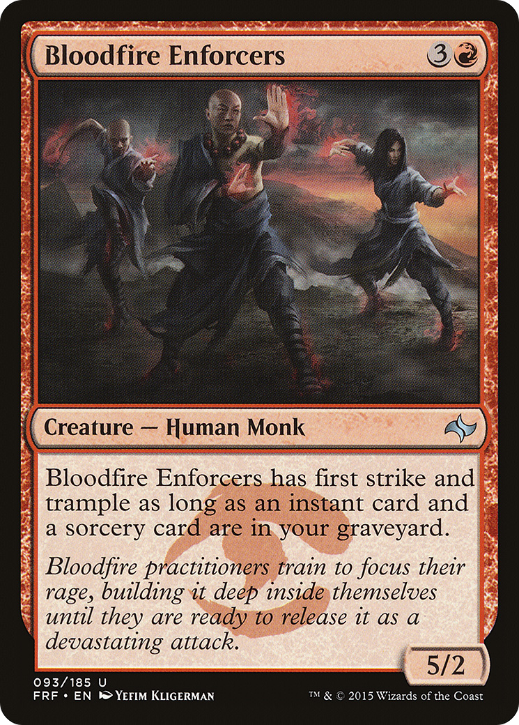 Bloodfire Enforcers (093) Foil - Fate Reforged