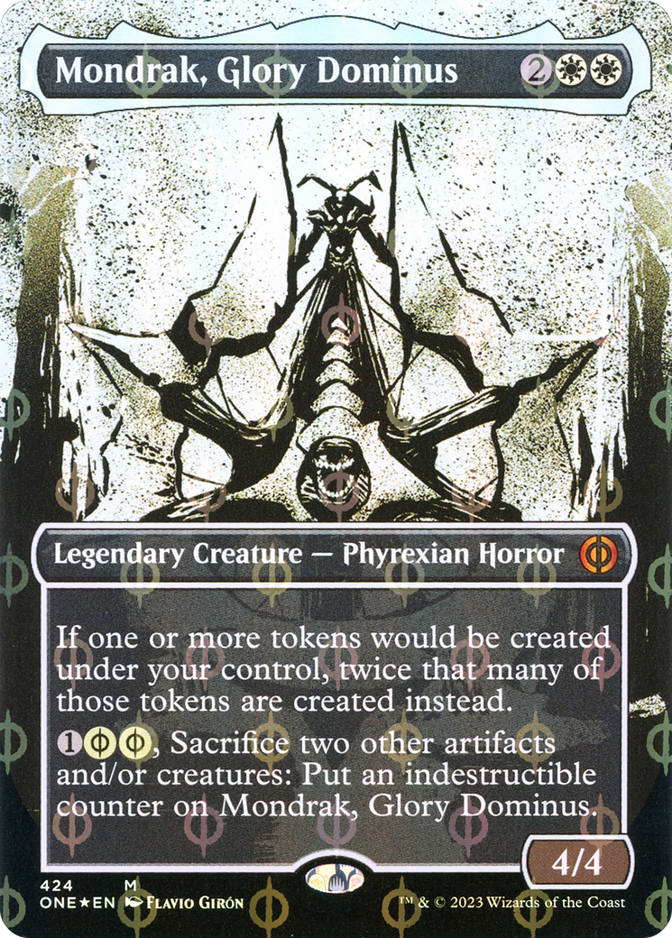 Mondrak, Glory Dominus (Showcase) (424) Foil - Phyrexia: All Will Be One