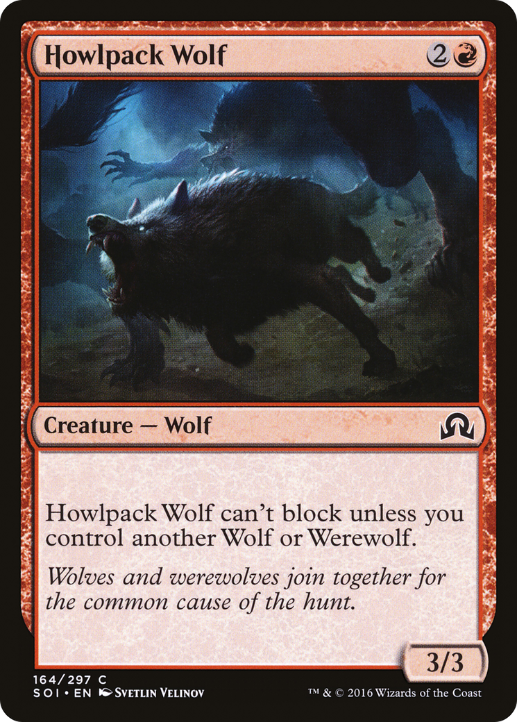 Howlpack Wolf (164) - Shadows over Innistrad