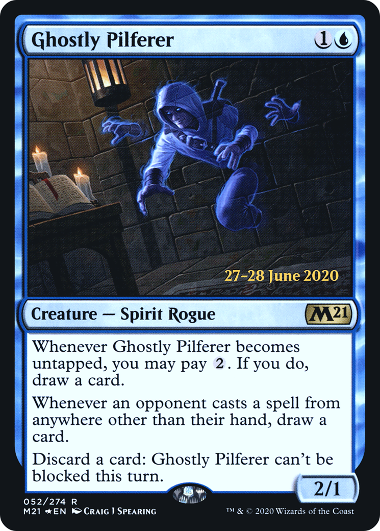 Ghostly Pilferer (052) Foil - Core Set 2021 Promos