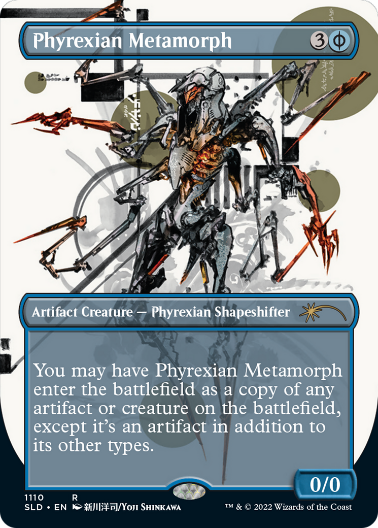 Phyrexian Metamorph (Borderless) (1110) Foil - Secret Lair Drop
