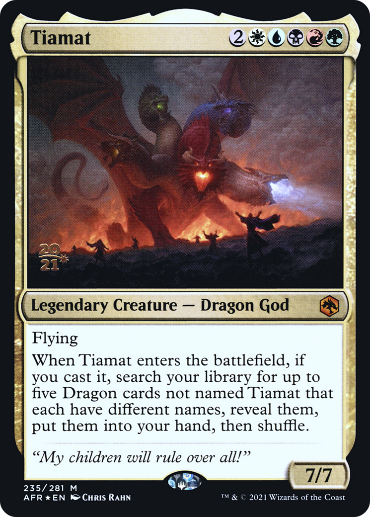 Tiamat (235) Foil - Adventures in the Forgotten Realms Promos
