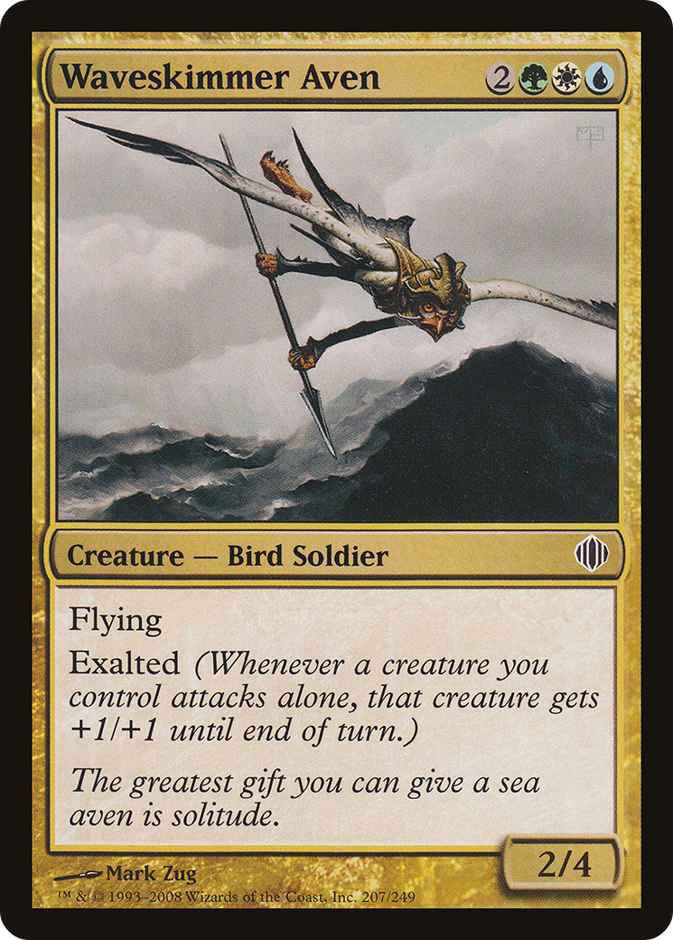 Waveskimmer Aven (207) Foil - Shards of Alara