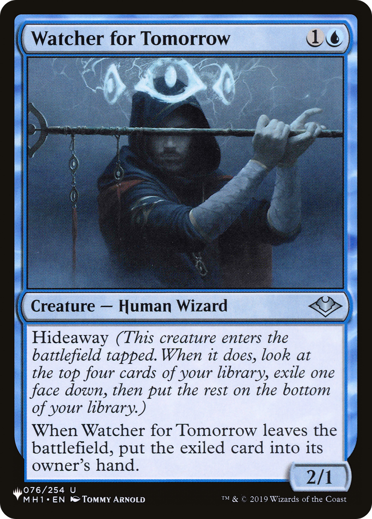Watcher for Tomorrow (MH1-76) - The List