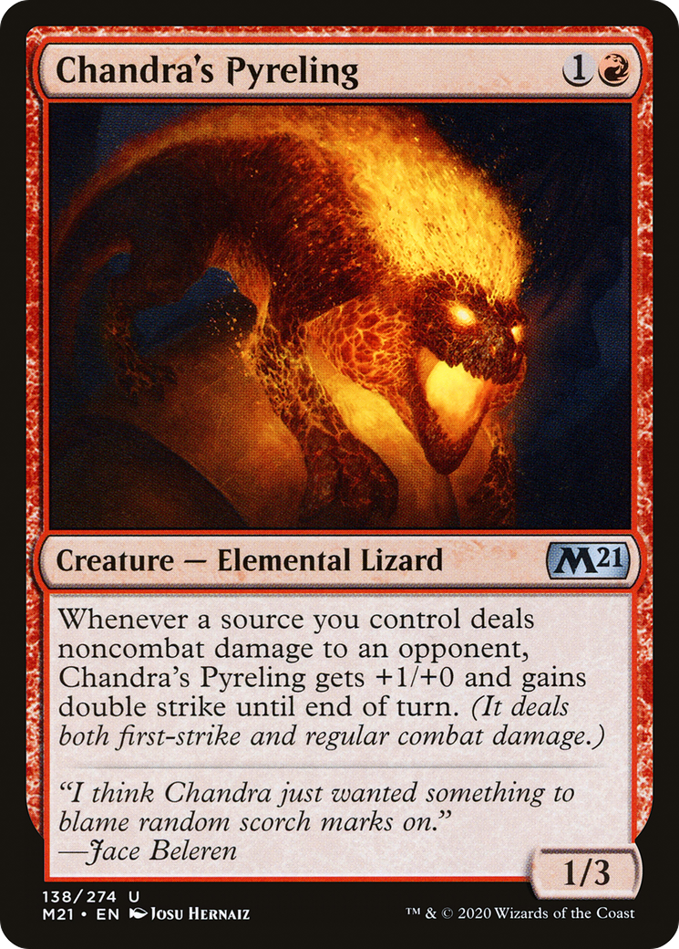 Chandra's Pyreling (138) Foil - Core Set 2021