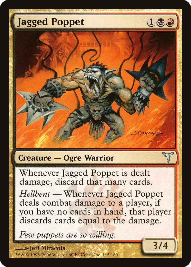 Jagged Poppet (115) Foil - Dissension
