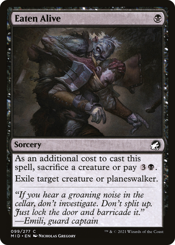 Eaten Alive (099) Foil - Innistrad: Midnight Hunt