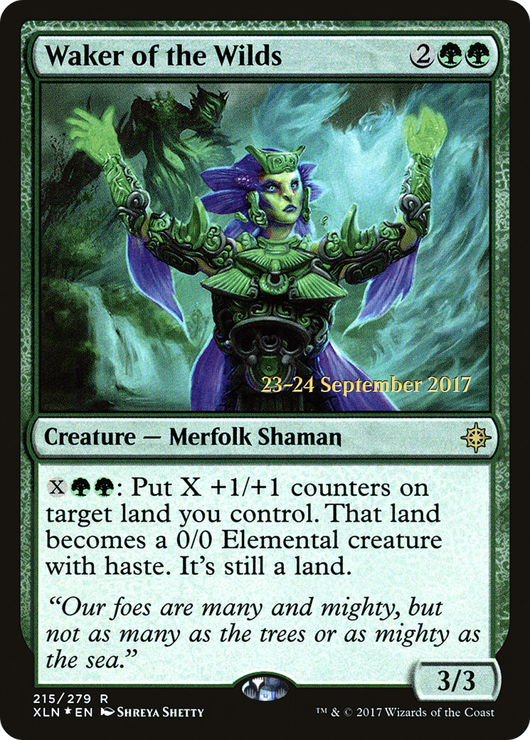 Waker of the Wilds (215s) Foil - Ixalan Promos