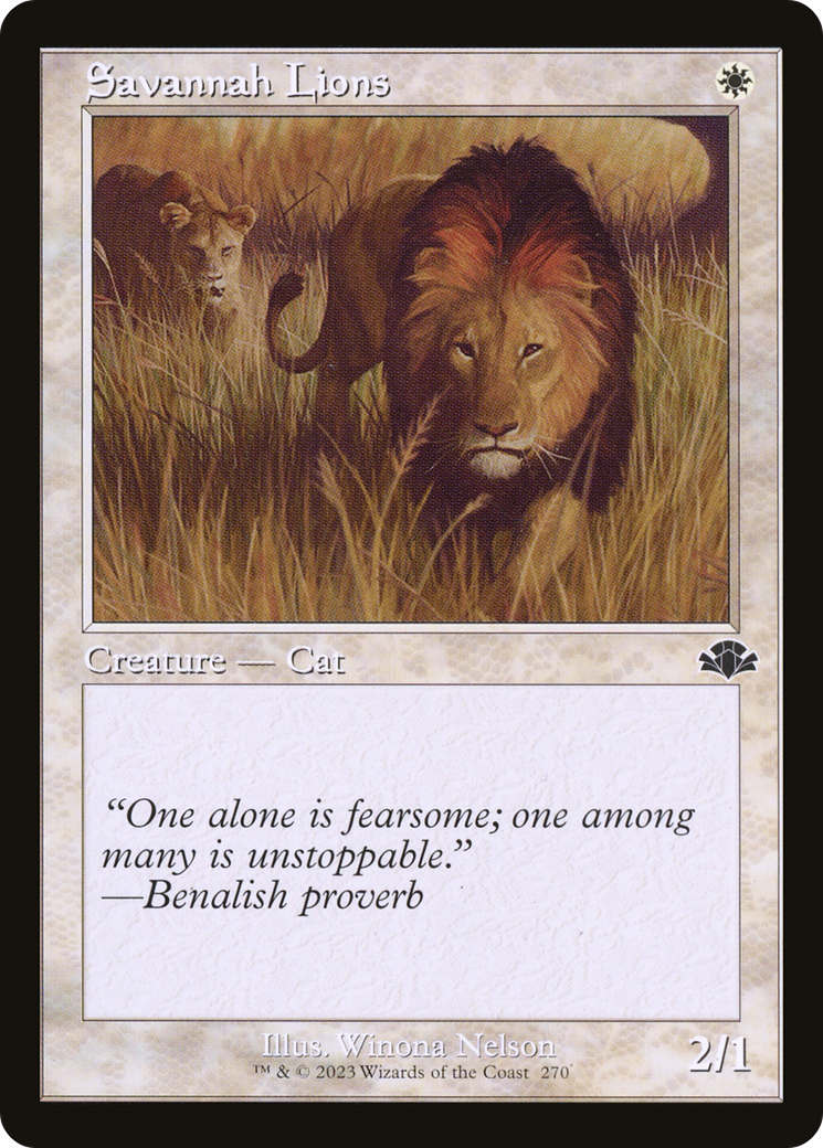 Savannah Lions (Retro) (270) - Dominaria Remastered