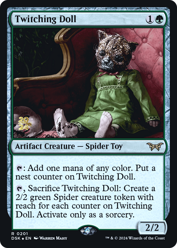 Twitching Doll (201) Foil - Duskmourn: House of Horror Promos