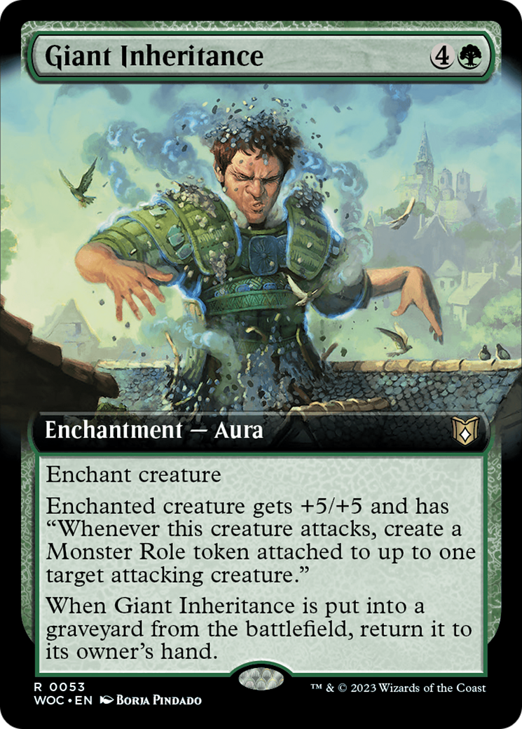 Giant Inheritance (Extended Art) (053) - Wilds of Eldraine Commander