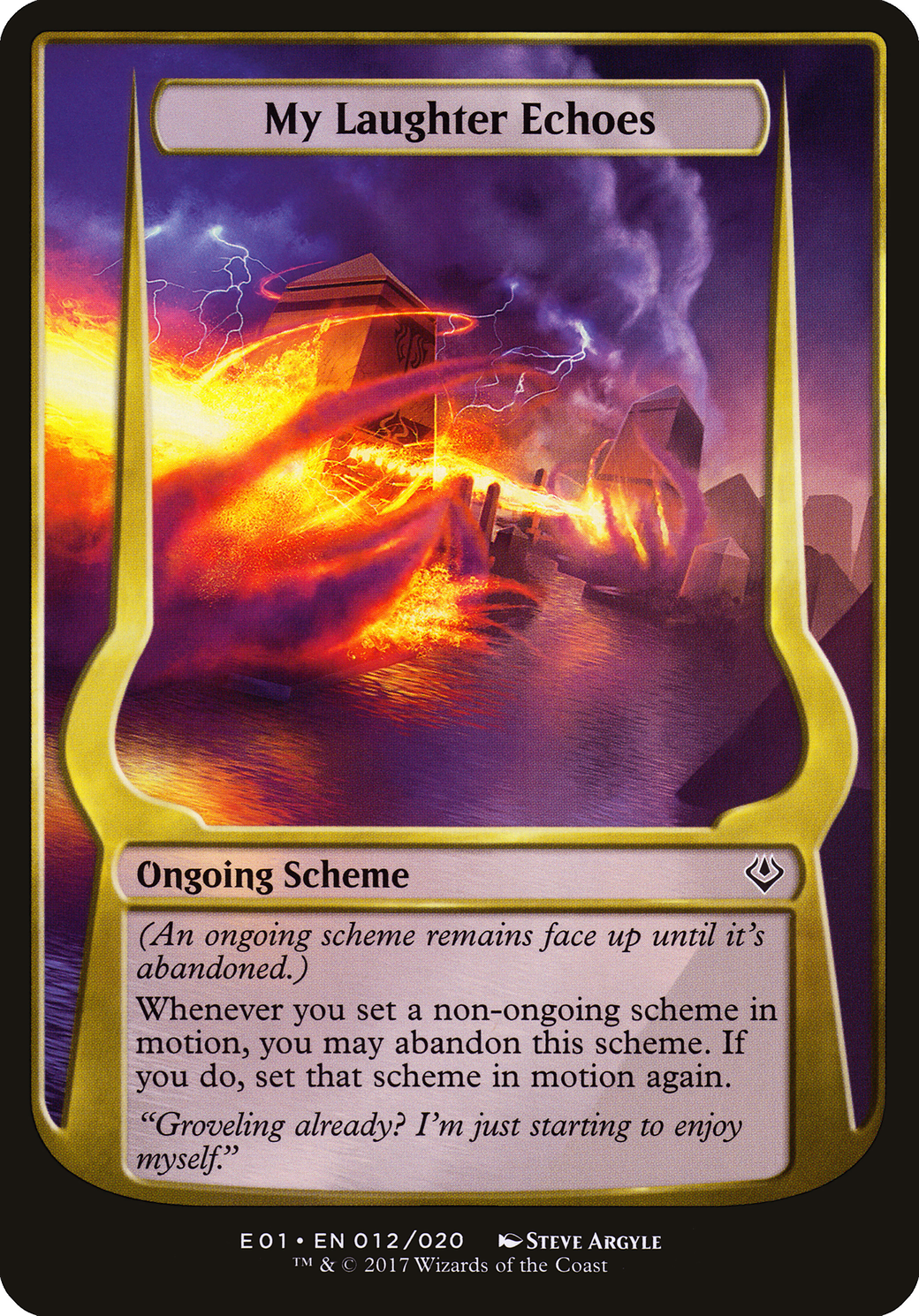 My Laughter Echoes (Archenemy: Nicol Bolas) (012) - Archenemy: Nicol Bolas Schemes
