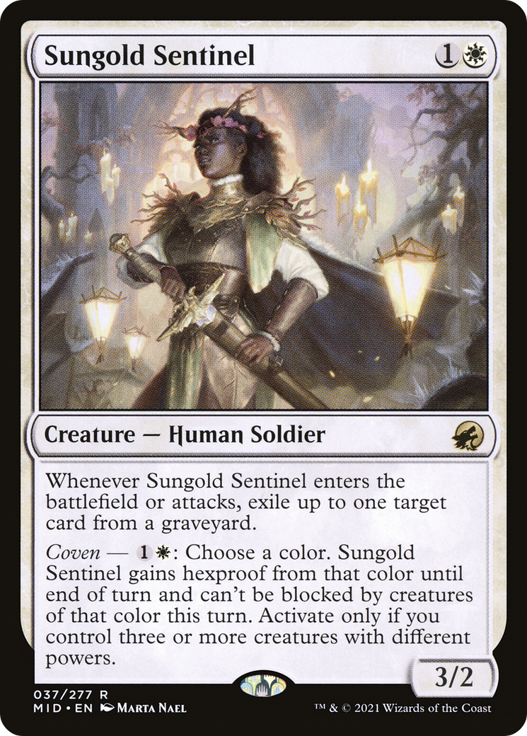 Sungold Sentinel (037) Foil - Innistrad: Midnight Hunt