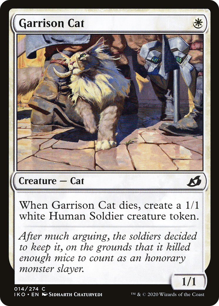 Garrison Cat (014) Foil - Ikoria: Lair of Behemoths